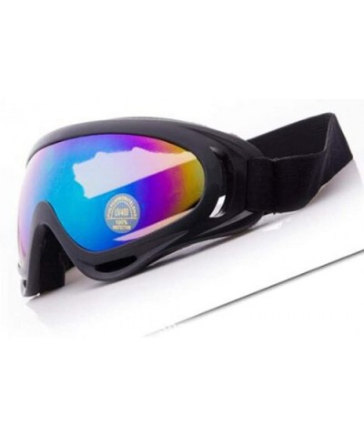 Outdoor riding ski glasses- motorcycle sandblasting sports glasses - F - CT18S27HRED $29.67 Sport