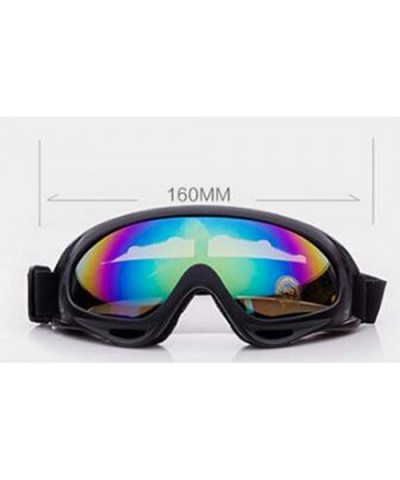 Outdoor riding ski glasses- motorcycle sandblasting sports glasses - F - CT18S27HRED $29.67 Sport