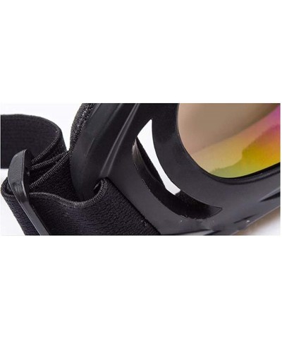 Outdoor riding ski glasses- motorcycle sandblasting sports glasses - F - CT18S27HRED $29.67 Sport