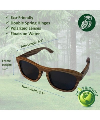 High End Polarized Sunglasses Eco friendly Lightweight - C918ESC05W2 $27.90 Wayfarer