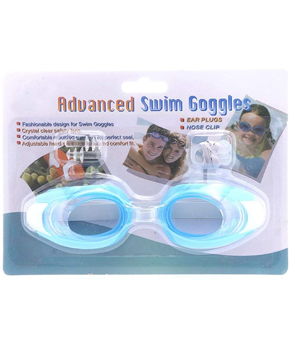 Youth Children Goggles Waterproof Goggles Swimming Supplies - Light Blue - C818YYY5S3H $23.96 Goggle