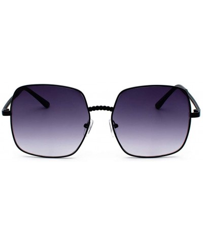 Polarized Sunglasses-Men Women Metal Frame Sunglasses Gradient Mirrored Lens Fashion Square Eyewear - Pp - CL196I9C8S8 $7.04 ...
