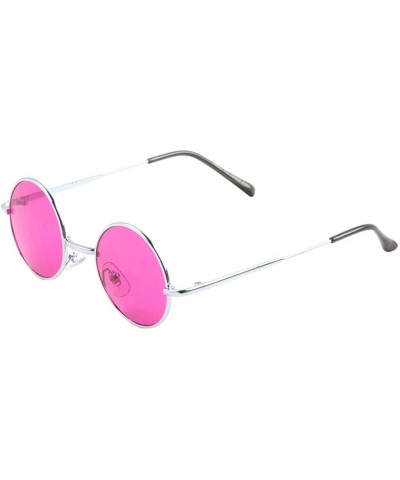 Geometric Sunglasses Flat Lens Metal Cut-Out Accent Corners Runway Fashion - Pink40 - CI17YZSSSZC $5.41 Wayfarer