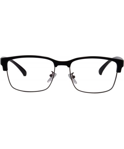 TR90 Lightweighted Glasses Frame Blue Light Blocking Eyglasses-SH018 - C1 - CF12GK0J8N5 $13.05 Semi-rimless