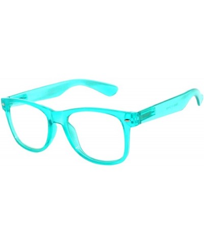 80's Style Classic Vintage Sunglasses Colored Frame Uv Protection for Mens or Womens - C711R7OS87V $5.57 Round