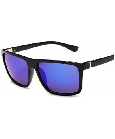 Unisex Reflective Vintage Sunglasses Men Fashion Rivets Sun Glasses Oculos De Sol - C4 - CL197Y6ACOU $19.94 Square