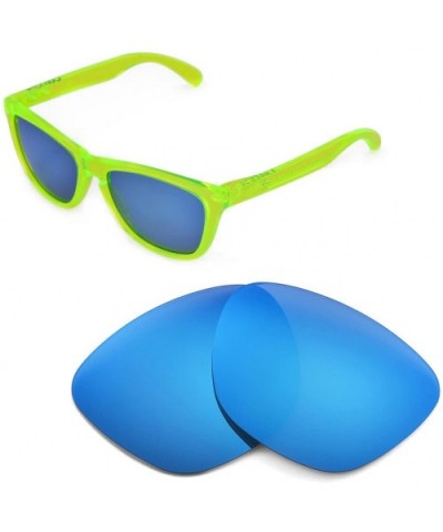 Replacement Lenses Frogskins Sunglasses - 11 Options Available - Ice Blue Coated - Polarized - CY1179V0QSB $11.20 Sport