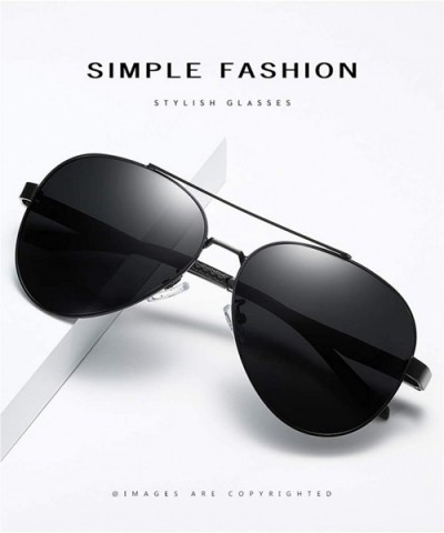 Unisex Polarized Aviator Sunglasses for Men/Women UV400 Protection Lenses Aluminum Frame 201977 - C2 - C0198KQ5A64 $8.64 Aviator