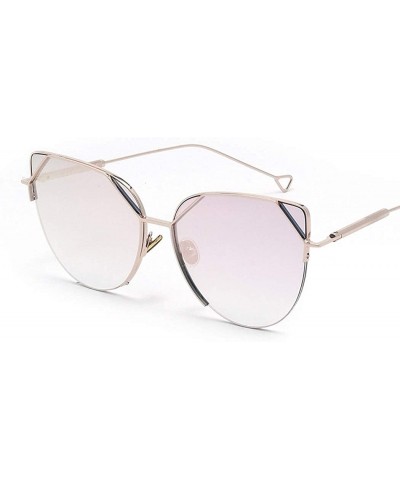 Fashion sunglasses cat eyes cat ears metal sunglasses women - C - C418SM40ZQA $34.94 Cat Eye