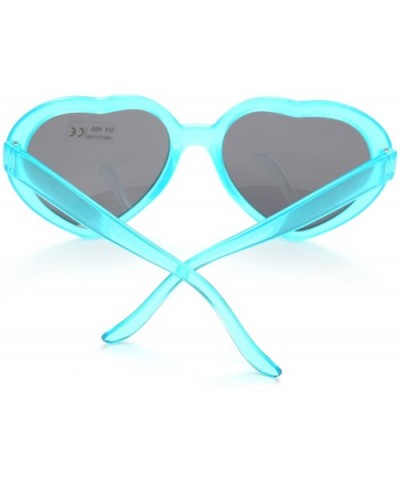 YVENIGHT 8 Pack of Neon Colors Heart Shaped Sunglasses in Bulk for Women Bachelorette Party Favors Accessories - CU196T7E8U8 ...