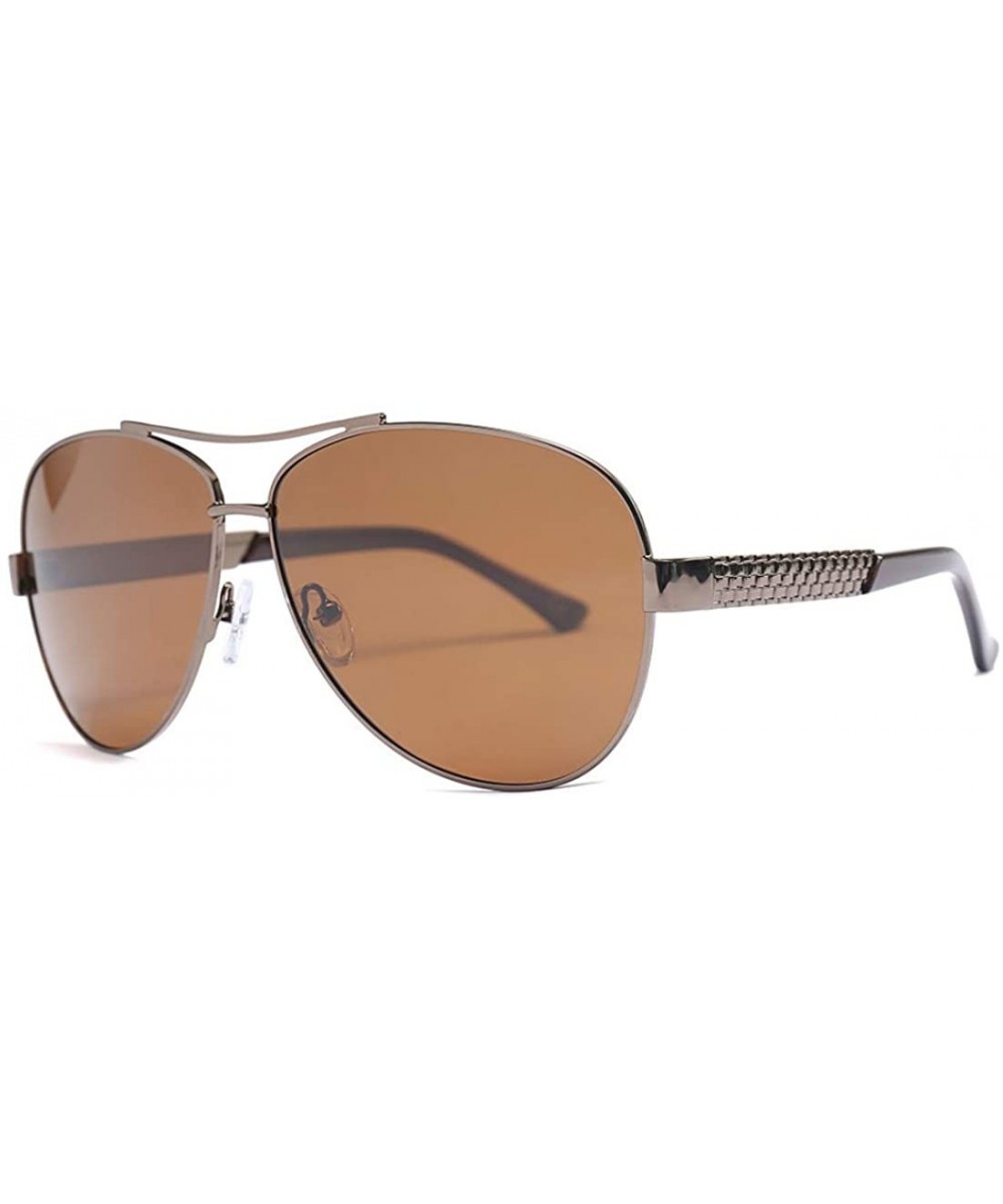 Men's personality polarized sunglasses retro fashion metal sunglasses - Twany C4 - CD1904WGZ48 $12.10 Round