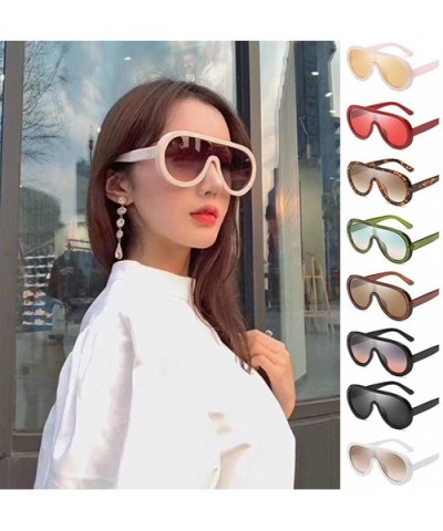 Sunglasses Polarized Oversized Personality - B - C518TAUN73A $7.60 Rimless