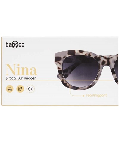 Nina Our Most Stylish Bifocal Reading Sunglasses for Women's Magnification Strength + 1.0 - +3.0 - Grey Tortoise - CU18R85XHE...