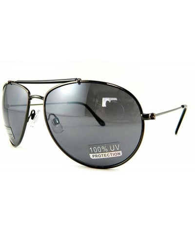 New Promotional Budget Teardrop Metal Aviator Sunglasses - Gunmetal - C511F4FODH9 $6.33 Aviator