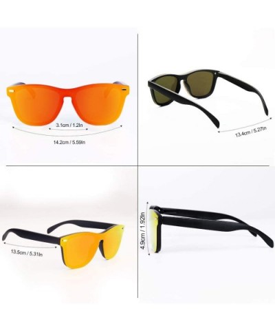 Polarised Sunglasses for Men Women - Vintage Sunglasses Unisex UV400 Protection for Driving Traveling - Red - C718SUHLC4L $10...