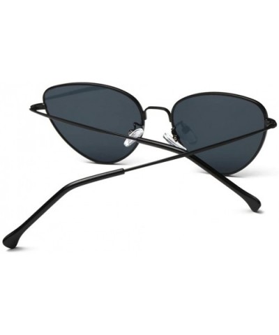 Hot sale!!!One Piece Aviator Rimless Sunglasses Transparent Candy Color Eyewear - Black - CP180OYUTGA $6.26 Square