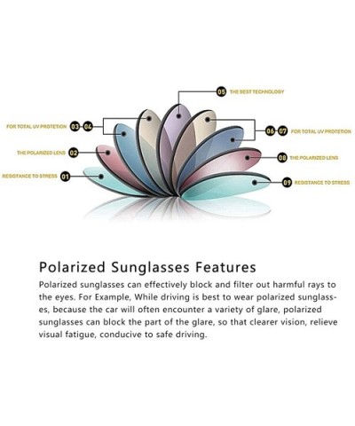 Round Retro Polarized Stainless Steel Sunglasses Metal Small Frame Colorful For Women - CN18LG0O6D6 $9.53 Shield