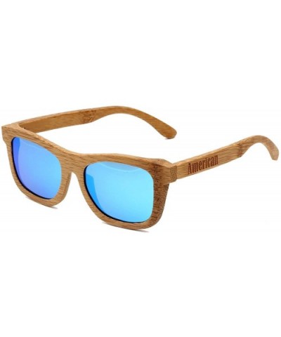 Personalized Wooden Polarized Mirrored Sunglasses Unisex Groomsmen Gifts - Sunglasses With Bamboo Box - CM185244L8Q $26.27 Wa...