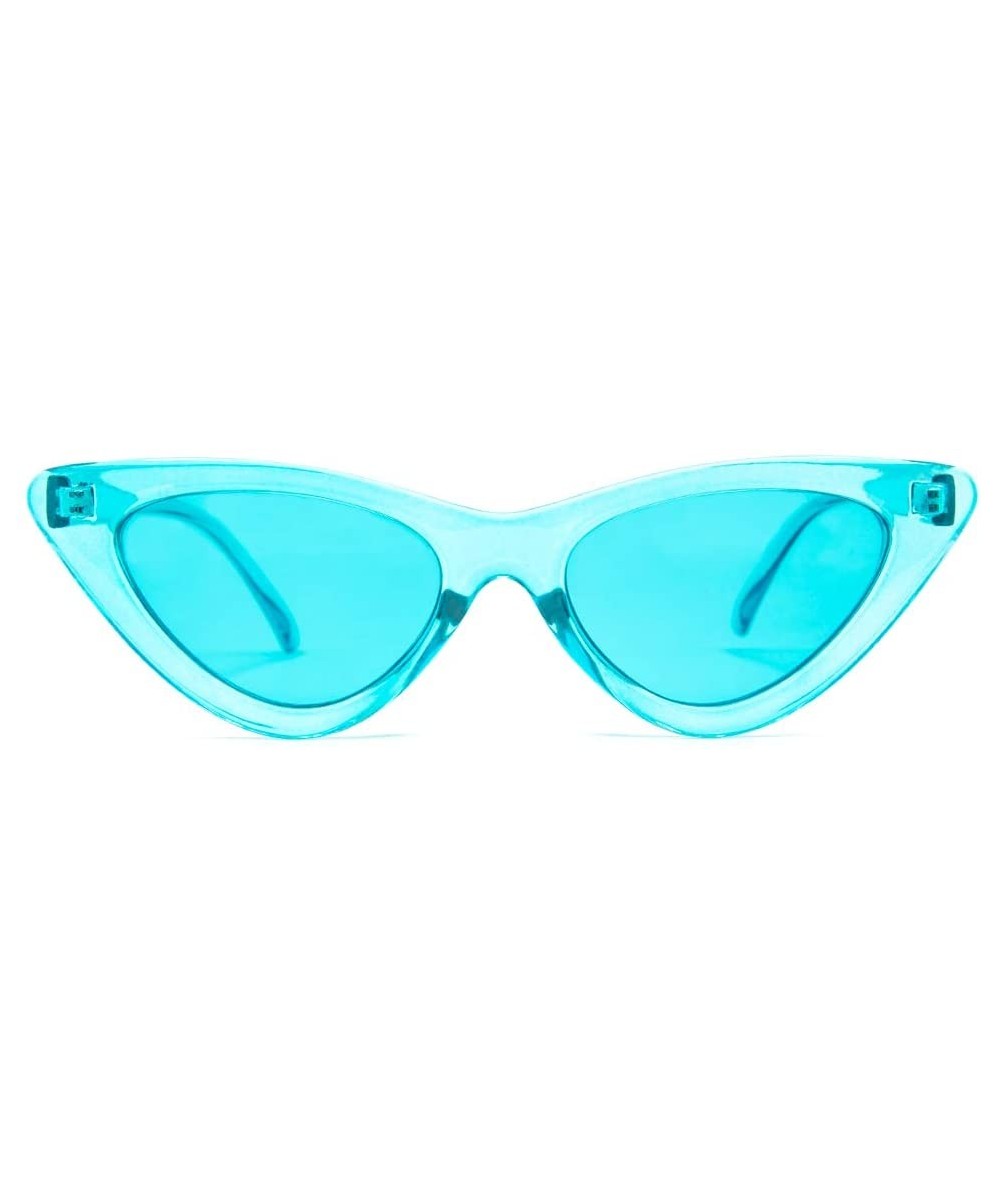 Color Therapy Glasses - Cat Eye - Chromotherapy Migraine Chronic Pain Green Light Fashion Glasses - Aqua - CL18OE3HUEZ $8.85 ...