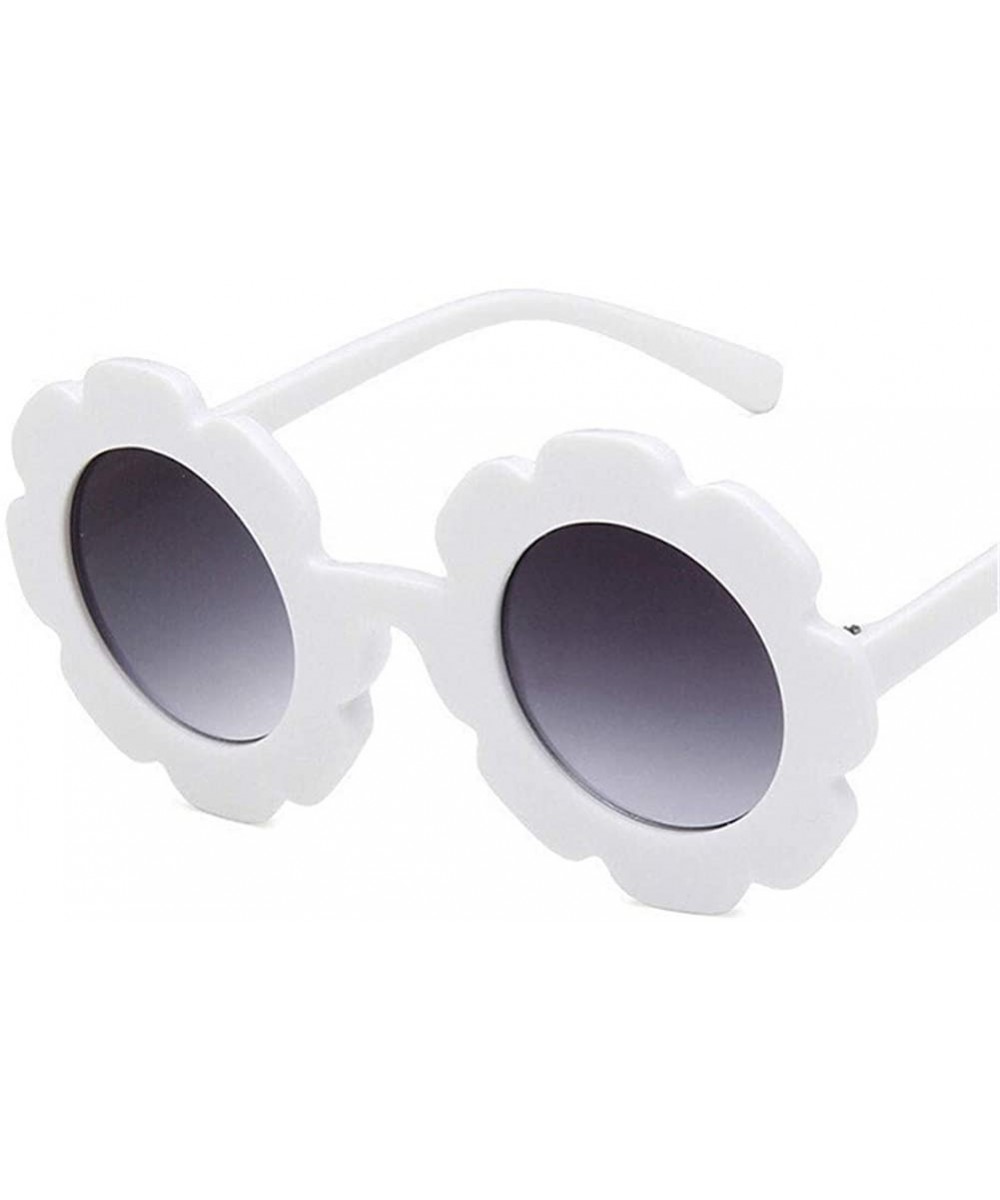 Sun Flower Round Cute Kids Sunglasses for Boy Girl Lovely Baby Glasses Children UV400 - C4 - C2198UH0T4D $7.75 Round