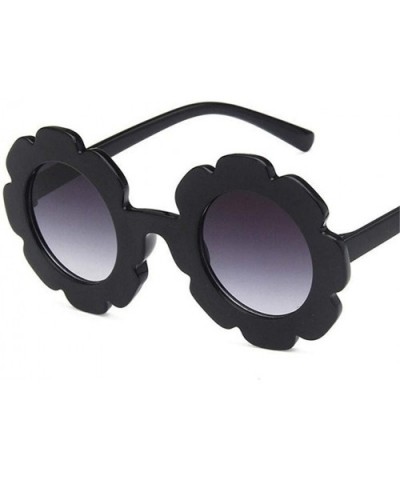 Sun Flower Round Cute Kids Sunglasses for Boy Girl Lovely Baby Glasses Children UV400 - C4 - C2198UH0T4D $7.75 Round