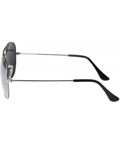 Unisex Aviator Polarized Sunglasses Classic UV Protection 3025 - Silver - C6187K6K5WD $6.78 Aviator