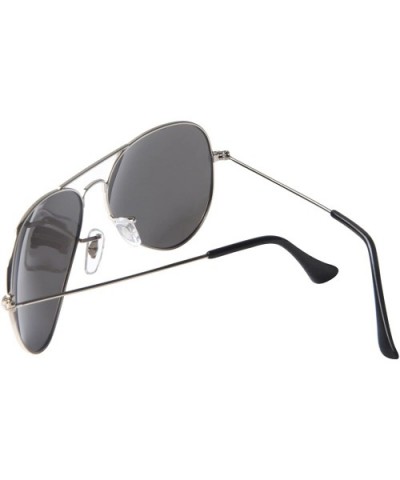 Unisex Aviator Polarized Sunglasses Classic UV Protection 3025 - Silver - C6187K6K5WD $6.78 Aviator