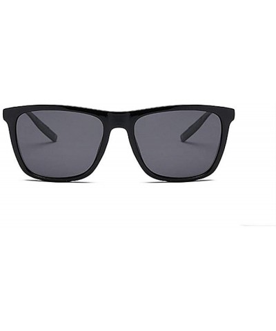Classic Polarized Sunglasses Men Retro Brand Designer Sun Glasses Black Multi - Black - CO18XDWX64Q $5.39 Aviator