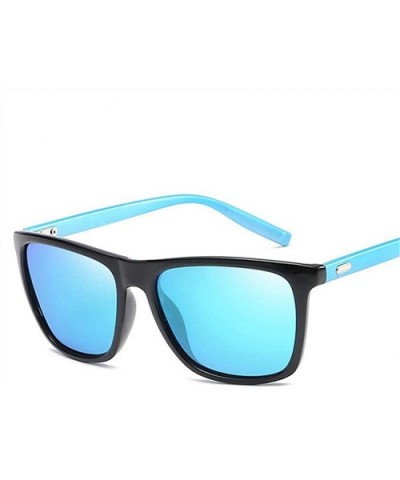 Classic Polarized Sunglasses Men Retro Brand Designer Sun Glasses Black Multi - Black - CO18XDWX64Q $5.39 Aviator