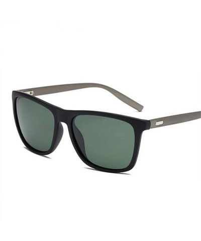 Classic Polarized Sunglasses Men Retro Brand Designer Sun Glasses Black Multi - Black - CO18XDWX64Q $5.39 Aviator