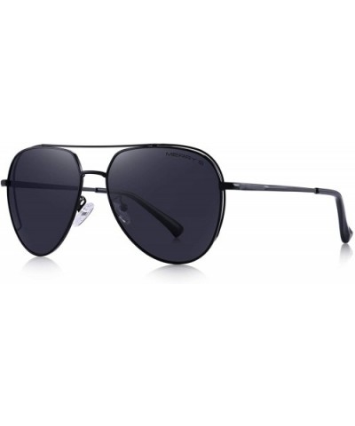 Premium Classic Men Sunglasses for Women-Polarized-100% UV protection - Black - CN18MH7GOX6 $19.34 Sport