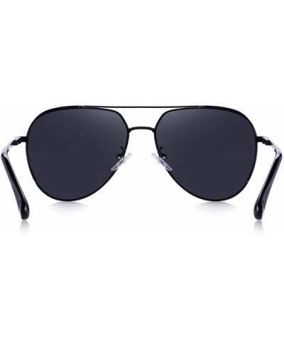 Premium Classic Men Sunglasses for Women-Polarized-100% UV protection - Black - CN18MH7GOX6 $19.34 Sport