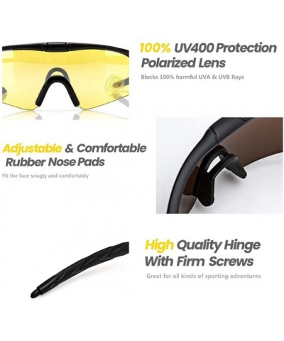 Outdoors Sunglasses Polarized Durable Protection - Color 6 - C718R7SYXYW $7.45 Goggle