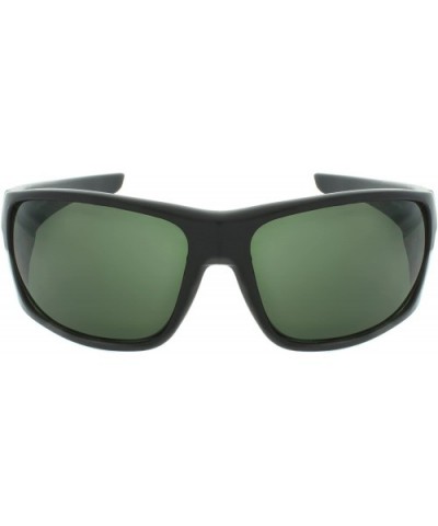 Large Fashion Outdoor Sport Sunglasses Matte Black Edition - CW11NJ98NF5 $5.66 Sport