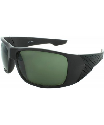 Large Fashion Outdoor Sport Sunglasses Matte Black Edition - CW11NJ98NF5 $5.66 Sport