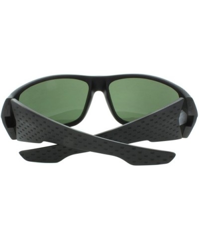 Large Fashion Outdoor Sport Sunglasses Matte Black Edition - CW11NJ98NF5 $5.66 Sport