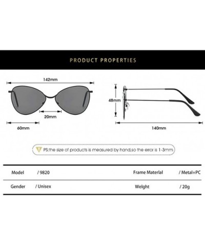 Unisex Fashion Rimless Polarized Sunglasses Lightweight UV400 Lens - Yellow - CF1903Y23HS $7.52 Oversized