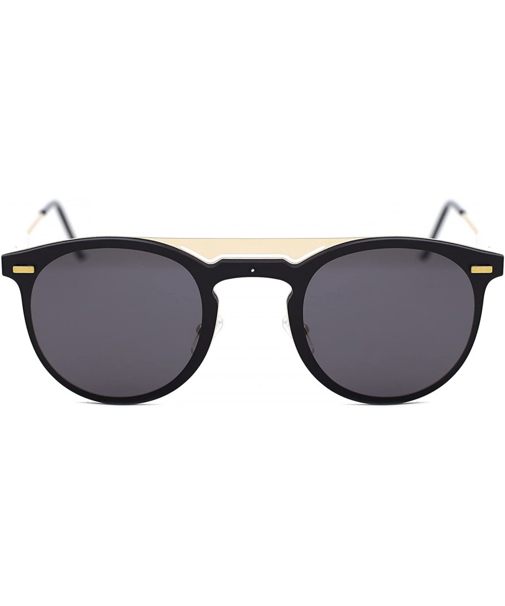 Trendy Shield Rimless Frame Mirrored Sunglasses for Men - A - CY1822LNKX5 $5.35 Rimless