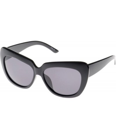 'Blair' Cat eye Fashion Sunglasses - Black - CD11O10G4BV $4.86 Wayfarer