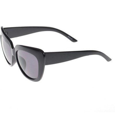 'Blair' Cat eye Fashion Sunglasses - Black - CD11O10G4BV $4.86 Wayfarer