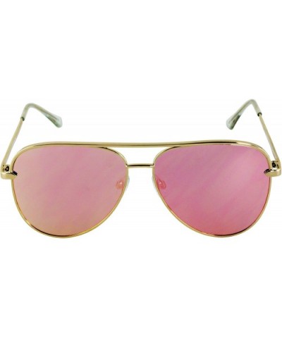 Designer Sunglasses Oversized Protection - Pink and Black - CV18T065QST $13.53 Oversized