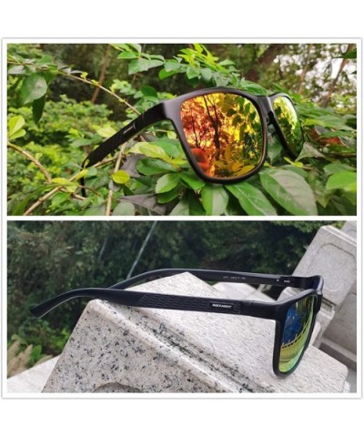 HD Polarized Al-Mg Metal Driving UV400 Protection Sunglasses for Men Women Outdoor Sunglasses for Medium&Big Head - CV18HN626...