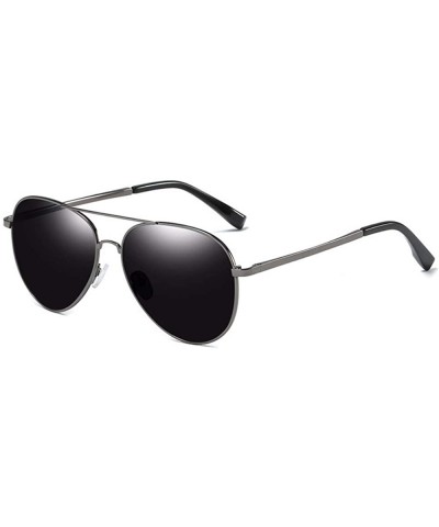 Men and women's metal polarizing sunglasses Toad glasses driving polarizing sunglasses - C - CK18QTH00EM $24.55 Aviator