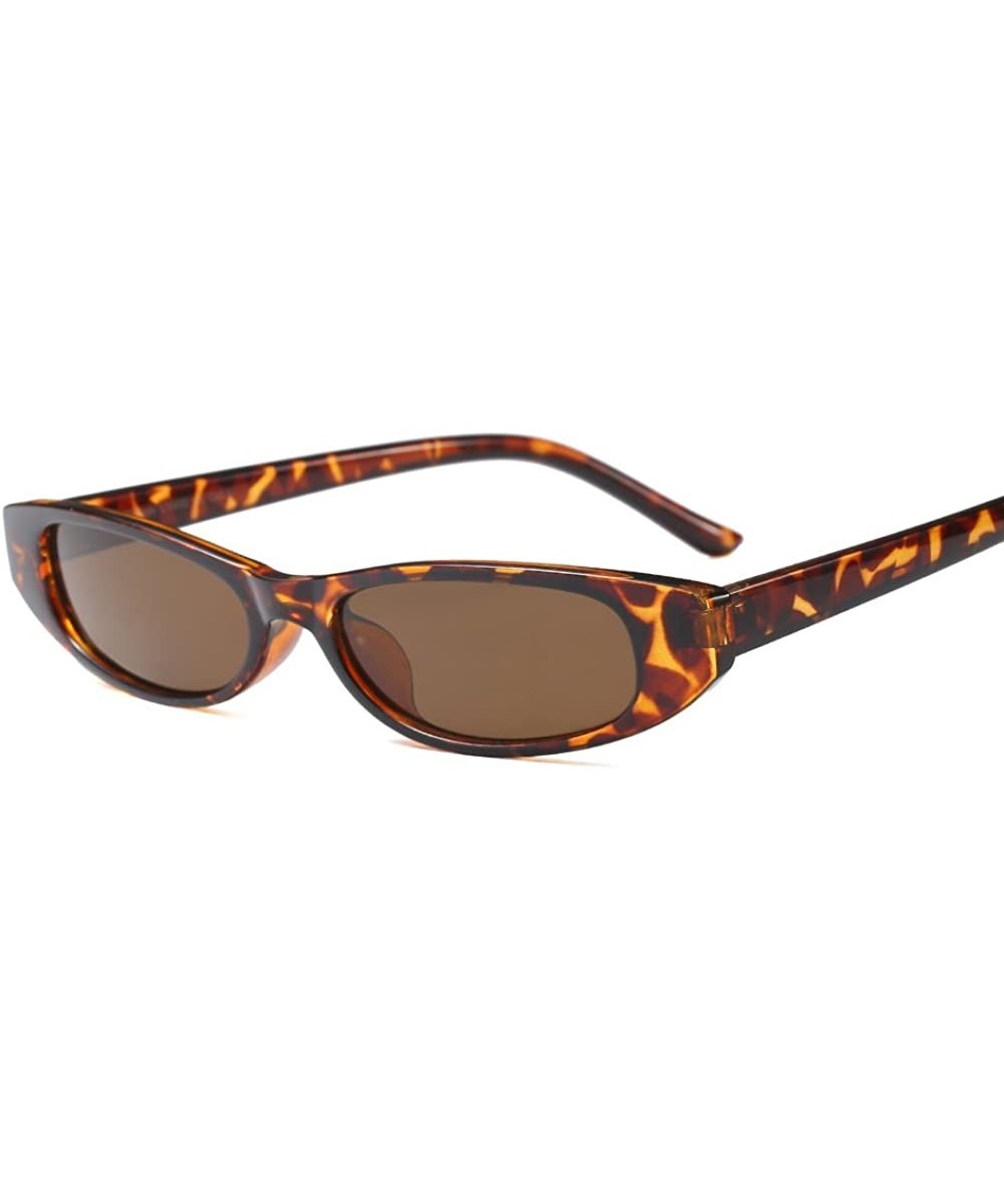 Small Sunglasses Women Unisex Sun Glasses High Fashion Design Summer 2018 UV400 - Leopard - CE18DI39M5Y $6.97 Cat Eye