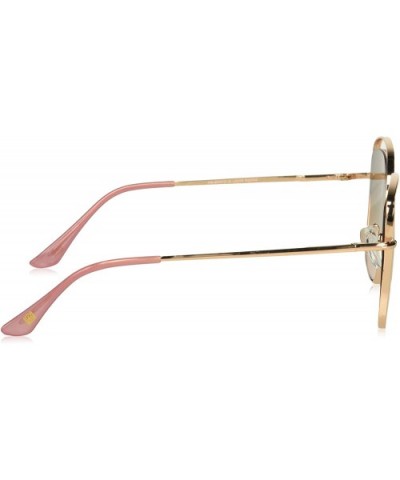 Women's LD279 Square Sunglasses with 100% UV Protection - 63 mm - Rose Gold & Rose - CC18O3CTW8U $11.99 Cat Eye