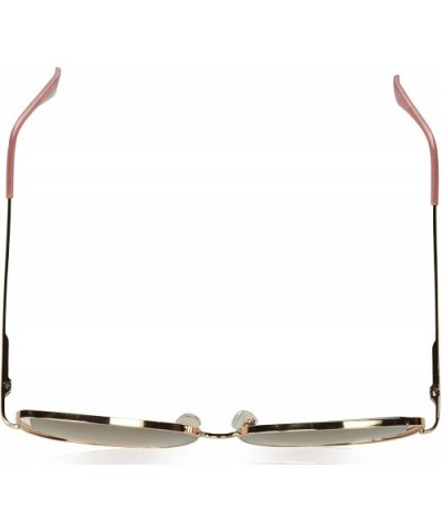 Women's LD279 Square Sunglasses with 100% UV Protection - 63 mm - Rose Gold & Rose - CC18O3CTW8U $11.99 Cat Eye