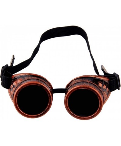 Steampunk Goggles Glasses Vintage Welding Cyber Punk for Motorcycle Bicycle - Copper - CH18K628RSM $8.22 Goggle