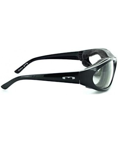 Mountain Shades- Unisex Sports Sunglasses - Motoreyez Frame- Redline Clear Lens - CN18NK004AI $25.67 Wrap