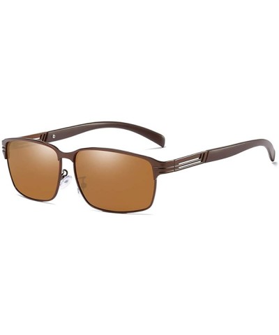 Sunglasses men's box Sunglasses outdoor polarized fishing glasses - E - CJ18QO3Y7LZ $33.57 Aviator