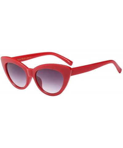 Sunglasses Goggles Polarized Gifts Sport Eyewear Women - Red - CG18QRWDN8Q $7.88 Square